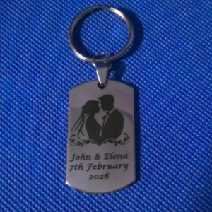 Mirror Steel keyrings