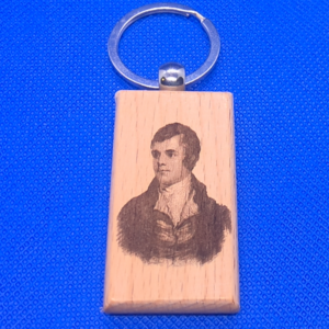wooden keyring
